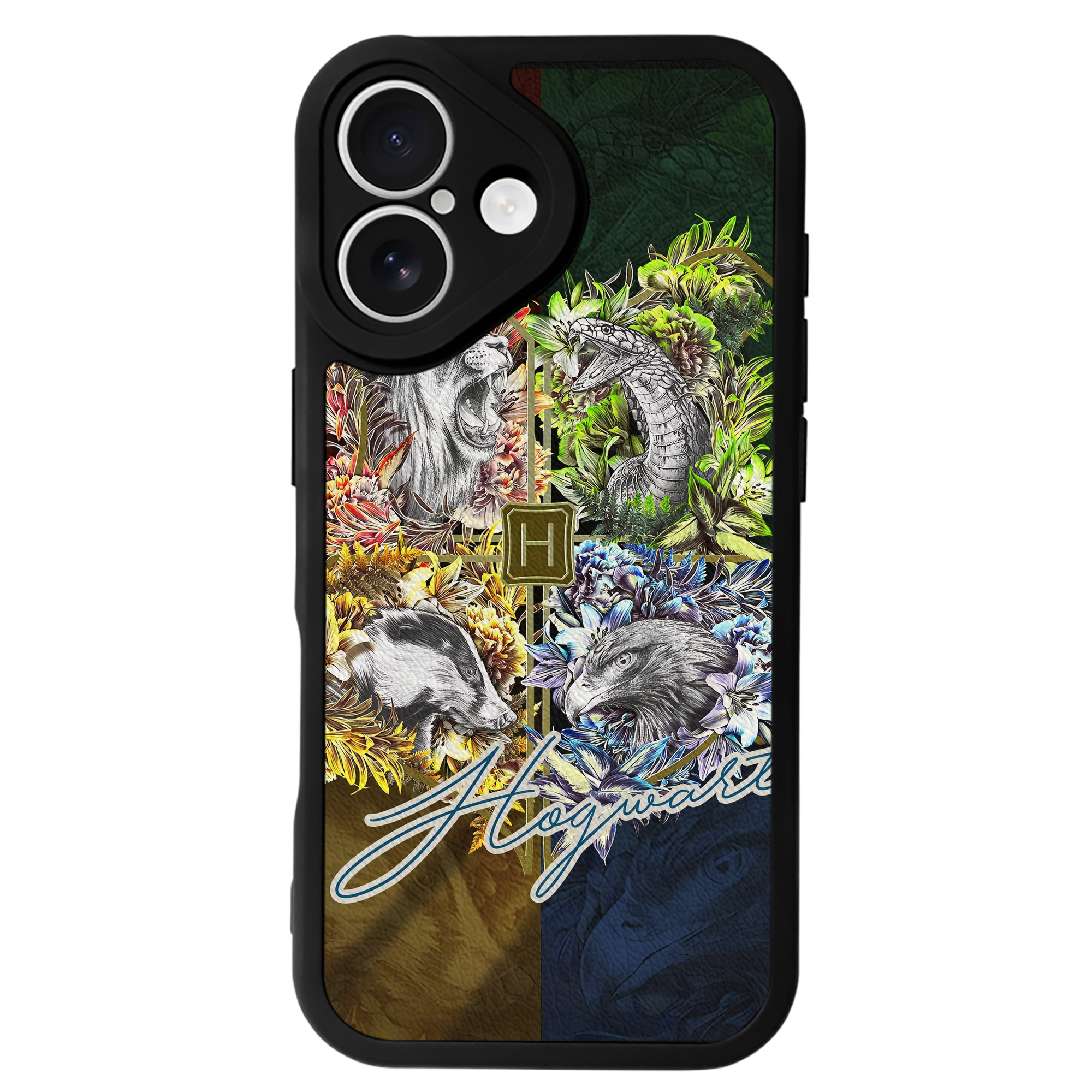 （画像用） Harry Potter ハリー・ポッターシリーズ 【iPhone 16シリーズ対応】シリコンスマホケース（レザー調） 材質：シリコン